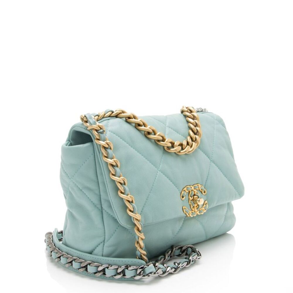 Chanel Lambskin 19 Medium Flap Shoulder Bag - Picture 2 of 14